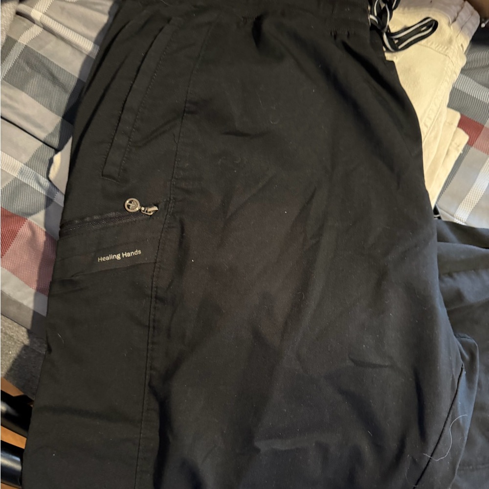 Healing Hands black scrub pants